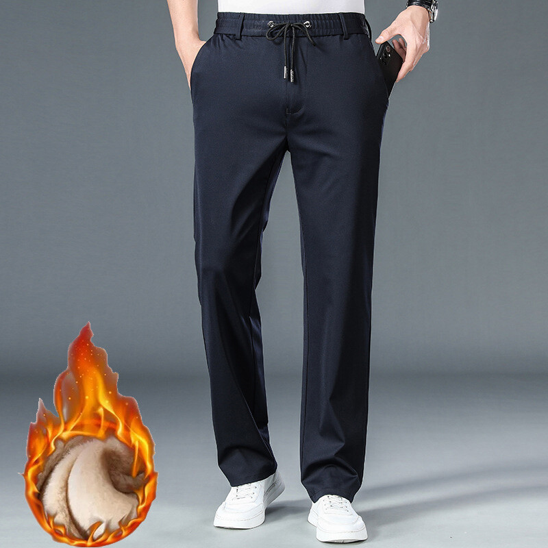 10XL Lielizmēra Vīriešu Formālās Bikses Ziemas Elastīga Vidukļa Vīriešu Uzvalka Bikses Liela izmēra Baggy Vīriešu Slim Fit Vīriešu Kleita Bikses Vīrs