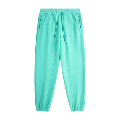 ZODF 2022 Pantaloni de trening pentru bărbați, 345 g/m², din lână, unisex, de culoare uni, largi, retro, hip hop, pantaloni de iarnă, Trening Brand Streetwear HY0005