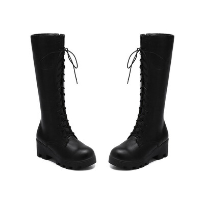 YMECHIC 2023, sarkans, liela izmēra, mežģīņots sieviešu apavi ar augstu papēžu vidusdaļu