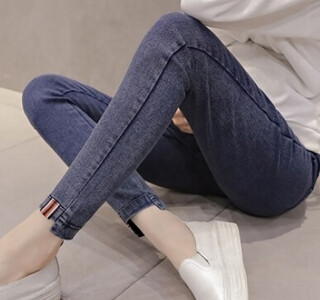 Jauns Džinsu Džinsi Grūtnieču bikses Grūtniecēm Apģērbs Barošana Grūtniecība Legingi Bikses Gravidas Džinsi Grūtnieču apģērbs