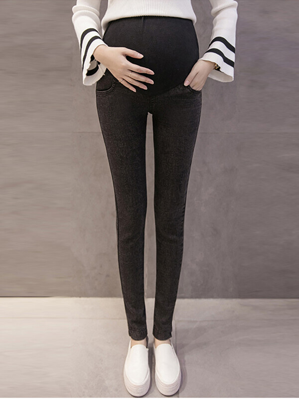 2022 m. Nėštumo pilvo kelnės Boyfriend Džinsai Motinystės kelnės nėščioms moterims Drabužiai aukštu juosmeniu Kelnės Laisvi džinsiniai džinsai