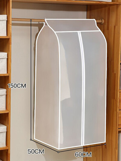 3D lielais drēbju skapis drēbju glabāšanas soma Putekļu necaurlaidīgs pārvalks apģērba tērps kleita mētelis ūdensnecaurlaidīgs apģērbu aizsargs piekarināms organizators