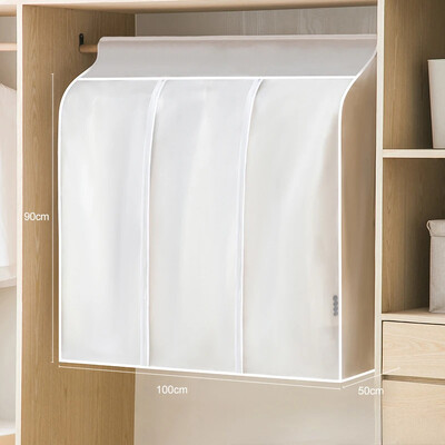 Caurspīdīgs apģērbs Piekarināms Putekļu aizsargs Kleita Uzvalks Mētelis Uzglabāšanas Soma Soma organizators Garderobes Kleita Apģērbs Piekarināms Putekļu necaurlaidīgs maisiņš