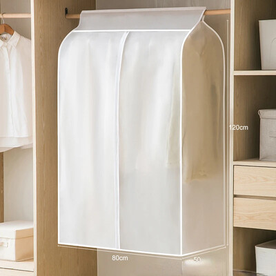 Caurspīdīgs apģērbs Piekarināms Putekļu aizsargs Kleita Uzvalks Mētelis Uzglabāšanas Soma Soma organizators Garderobes Kleita Apģērbs Piekarināms Putekļu necaurlaidīgs maisiņš