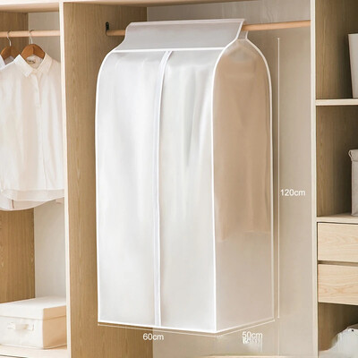 Caurspīdīgs apģērbs Piekarināms Putekļu aizsargs Kleita Uzvalks Mētelis Uzglabāšanas Soma Soma organizators Garderobes Kleita Apģērbs Piekarināms Putekļu necaurlaidīgs maisiņš