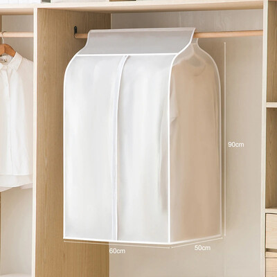 Caurspīdīgs apģērbs Piekarināms Putekļu aizsargs Kleita Uzvalks Mētelis Uzglabāšanas Soma Soma organizators Garderobes Kleita Apģērbs Piekarināms Putekļu necaurlaidīgs maisiņš