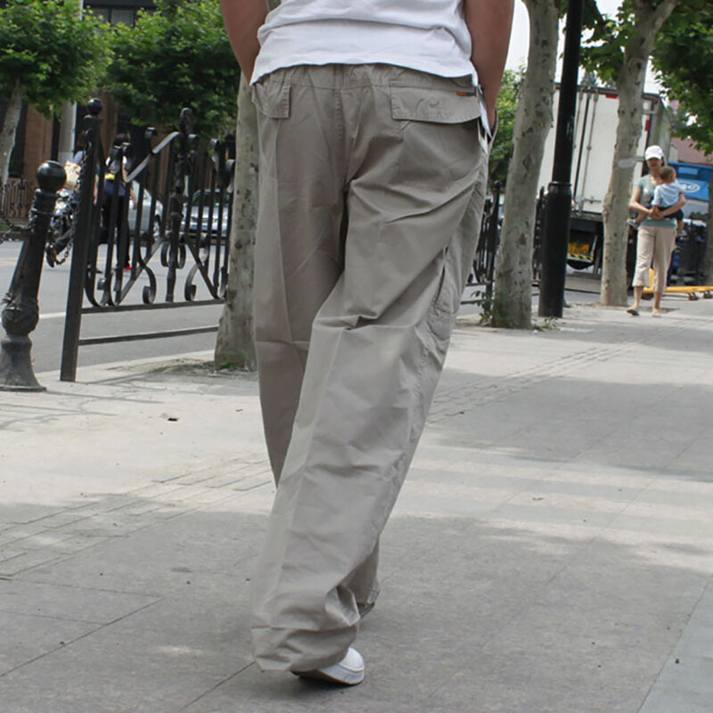 Ανδρικό παντελόνι Cargo μεγάλου μεγέθους Βαμβακερό ίσιο oversize αθλητική φόρμα με φαρδύ πόδι Tactical φαρδύ παντελόνι 2023 Άνοιξη Καλοκαίρι 5XL 6XL