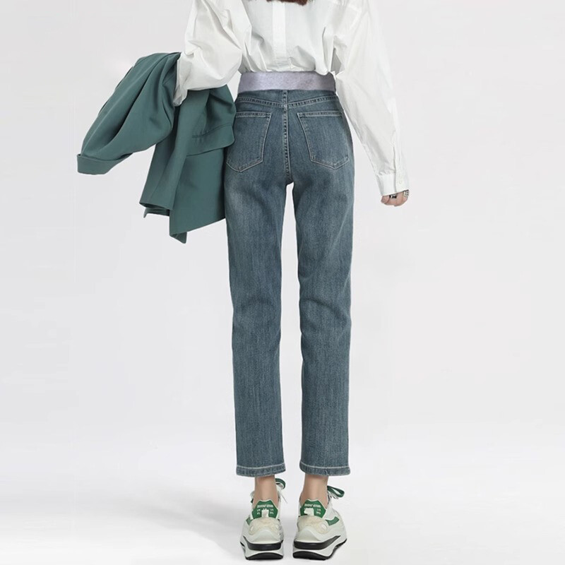 Blugi de maternitate Moda mamei Pantaloni tăiați Pantaloni de mărime mare pentru gravide Îmbrăcăminte Premama Haine Îmbrăcăminte pentru femeie de sarcină