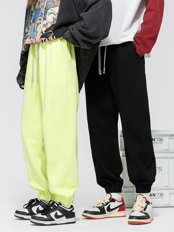 Pantaloni de sport pentru bărbați, primăvară, toamnă, pantaloni de sport din bumbac, unisex, pentru cupluri, îmbrăcăminte sportivă, cu bandă, pantaloni largi, pantaloni largi, mărime mare 8XL