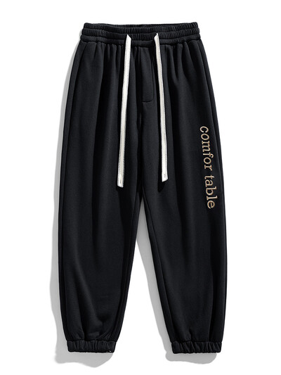 Liela izmēra vīriešu sporta bikses Pavasara rudens ikdienišķas Baggy Jogger Bikses String Banding Vienkrāsains sporta apģērbs Kokvilnas brīvas bikses 8XL