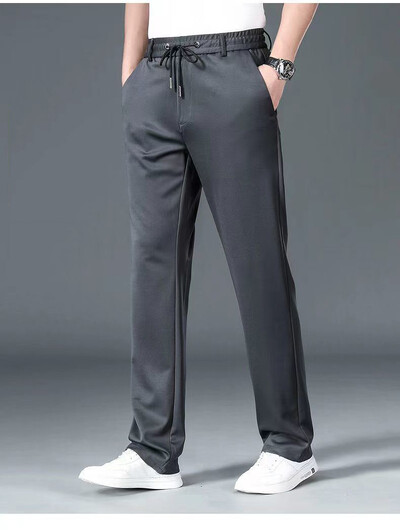 Ανδρικό επαγγελματικό παντελόνι 10XL Oversize Άνδρας Κομψό Επίσημο Παντελόνι Φόρεμα Κοινωνικό Ελαστικό Παντελόνι Φαρδύ Ανδρικό Παντελόνι Εργασίας Λεπτό