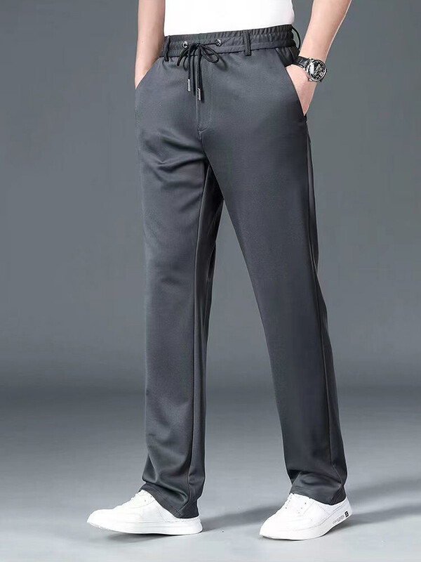 Ανδρικό επαγγελματικό παντελόνι 10XL Oversize Άνδρας Κομψό Επίσημο Παντελόνι Φόρεμα Κοινωνικό Ελαστικό Παντελόνι Φαρδύ Ανδρικό Παντελόνι Εργασίας Λεπτό