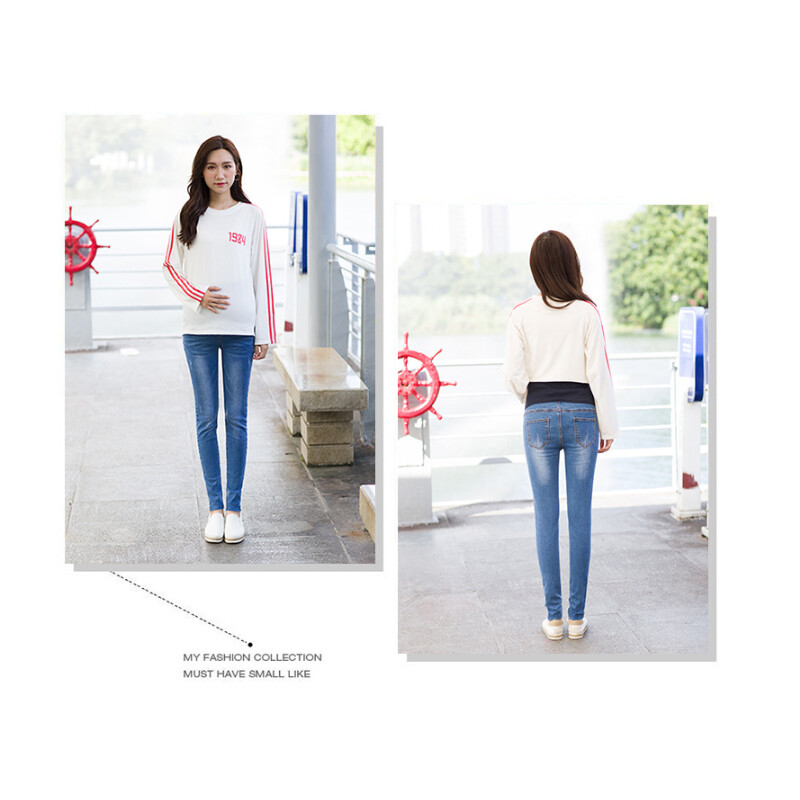 traperice za trudnice elastični struk hlače za trudnice proljetni i jesenski modeli odjeća za trudnice odjeća za trudnice