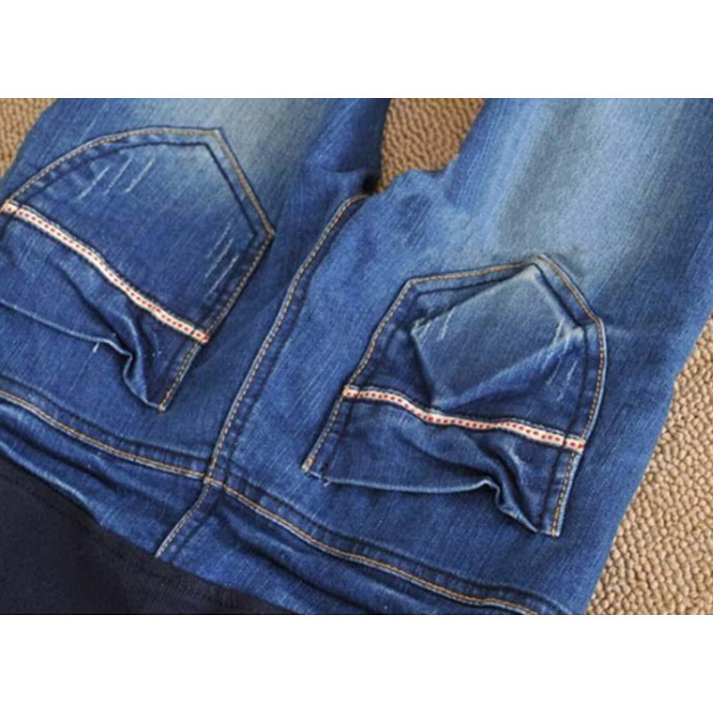 Grūtnieču džinsi Liela izmēra Elastīga Augsta jostasvieta Bikses Legingi Džeggingi Grūtniecēm Mode Lēti Apģērbi SML XL XXL