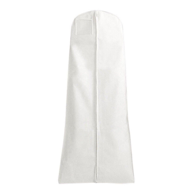 Neausta, izturīga glabāšanas soma Kāzu kleita, pakarināma maciņa, bieza drēbju putekļu necaurlaidīga pārvalka apģērba gabals līgavas kleitai, īpaši liels futrālis