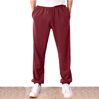 Mehed Plus Size 7XL Püksid Solid Baggy Lahtised Elastsed Püksid Pliiats Dressipüksid Vabaaja püksid Meeste Püksid Jooksurid Suur Suur 5XL 6XL