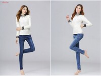 Tavaszi őszi kismama farmerek terhes nőknek terhes nadrágok Prop Belly legging nadrágok kismama ruhák terhes ruhák