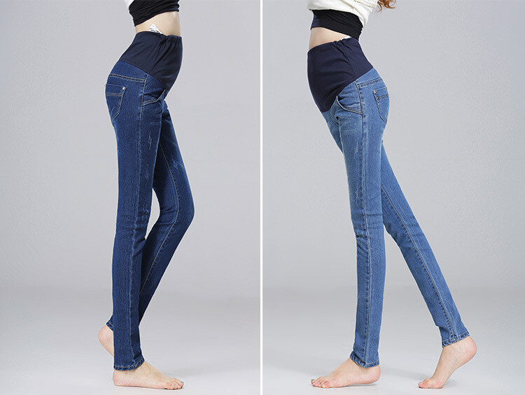 Tavaszi őszi kismama farmerek terhes nőknek terhes nadrágok Prop Belly legging nadrágok kismama ruhák terhes ruhák