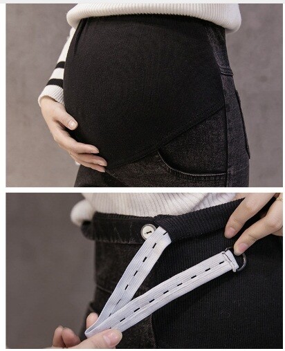 SLYXSH Kismamanadrág Farmer Terhességi Ruházat Nadrág terhes nőknek Leggings Stretch Jeans Kismama ruházat