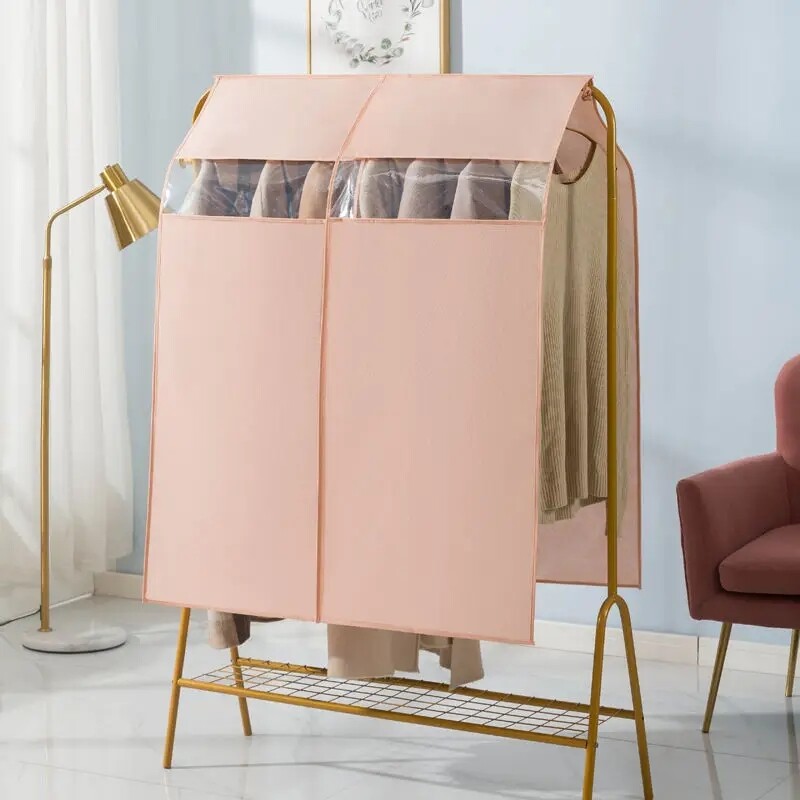 Spațiu mare țesătură nețesută Îmbrăcăminte îngroșată Husă de praf Umeraș pentru podea de uz casnic Huse de praf Depozitare îmbrăcăminte Husă de praf