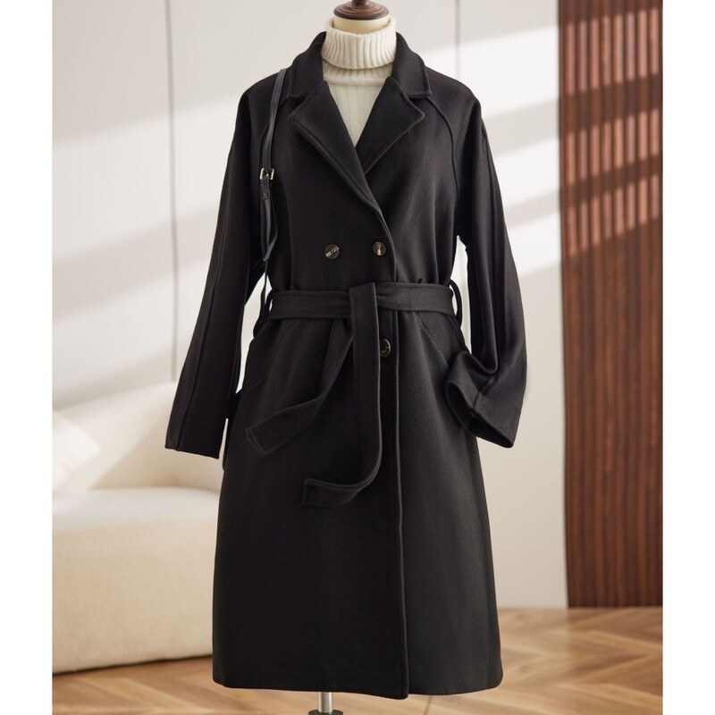 Jachetă de vânt cu totul asortată pentru femei, la modă pentru damă, la birou, elegant, pardesiu, cu curea, tendință solidă, haină caldă toamnă/iarnă