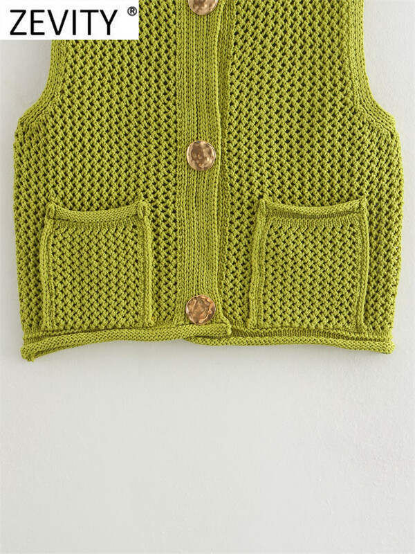 Zevity sieviešu modes bezpiedurknēm, rupjām adatām adāmām veste, sieviešu džemperis, elegants lielas kabatas, pogas, jakas, topi SW6265