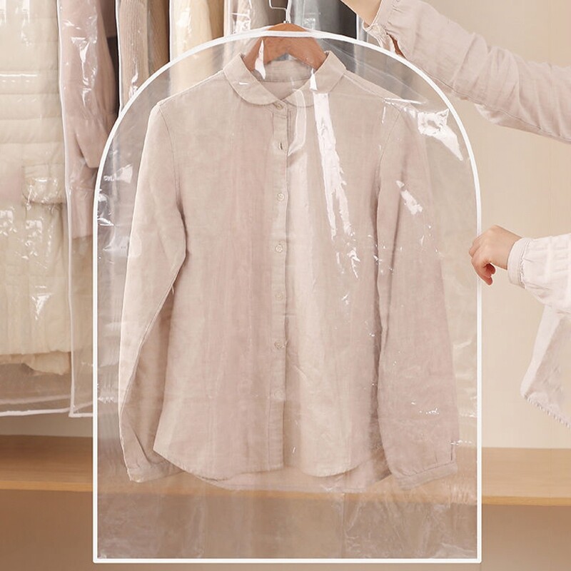 Kućanski prozirni viseći džep, dugi poklopac za prašinu, torba za kaput, vodootporna torba za pohranu odjeće, džepovi za odjeću, organizator
