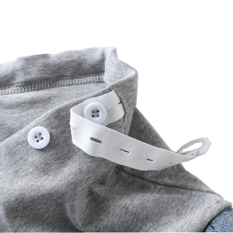 Široke široke ravne traperice za trudnice Proljeće Jesen Trbušne hlače Odjeća za trudnice Radne hlače za trudnice