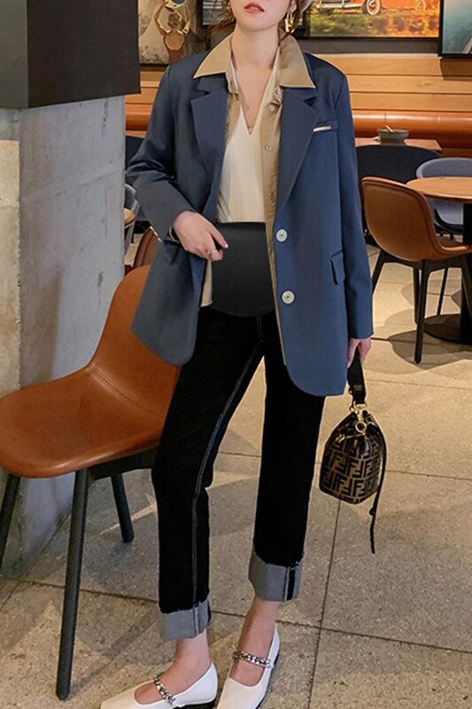 Proljetne trudničke pušačke hlače Visokog struka Traper hlače za trudnice Modne trudničke traperice Široka ležerna trudnička odjeća