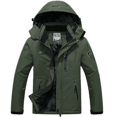 Winter Parka Ανδρικά Windbreak Plus Χοντρά ζεστά αντιανεμικά γούνινα παλτά Ανδρικά στρατιωτικά κουκούλα Anorak μπουφάν Ανδρικά χειμωνιάτικα μπουφάν