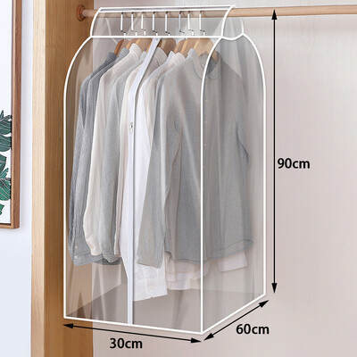 Odjeća koja visi Navlaka za prašinu Prozirna haljina Odijelo Vreća za pohranu kaputa Štitnik za ormar velikog kapaciteta Organizator odjeće