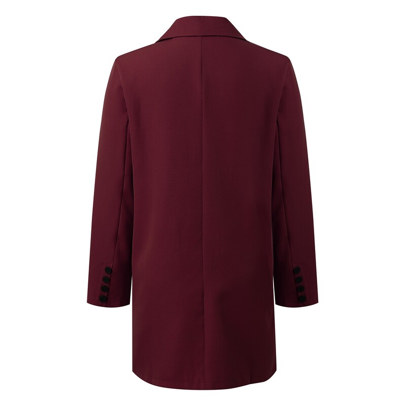 Ženska ležerna lagana tanka jakna Uski kaput dugih rukava Uredski poslovni kaputi Jakna Duga trenč temperamentna modna jakna