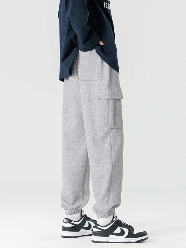 Ανδρικό Jogger Sweatpants Plus Size 8XL 7XL 6XL Streetwear με πολλές τσέπες Loose Knit Cargo Παντελόνι Home Casual Παντελόνι Ανδρικό