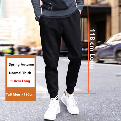 Sporta skriešanas bikses studenti gari vīrieši īpaši garas sporta bikses pavasara rudens 4XL flīsa siltas zēnu sporta bikses ziemas bikses