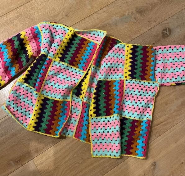 Šareni džemper kaput Ženska jesenska moda Jedinstven vrhunski stil Tanak i svestran pleteni kardigan