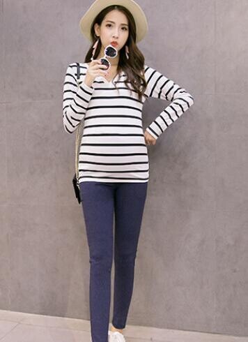 Nova modna trudnička odjeća Hlače za trudnice Odjeća Hlače za dojenje Trudnički kombinezoni Traper Duge traperice za trudnice