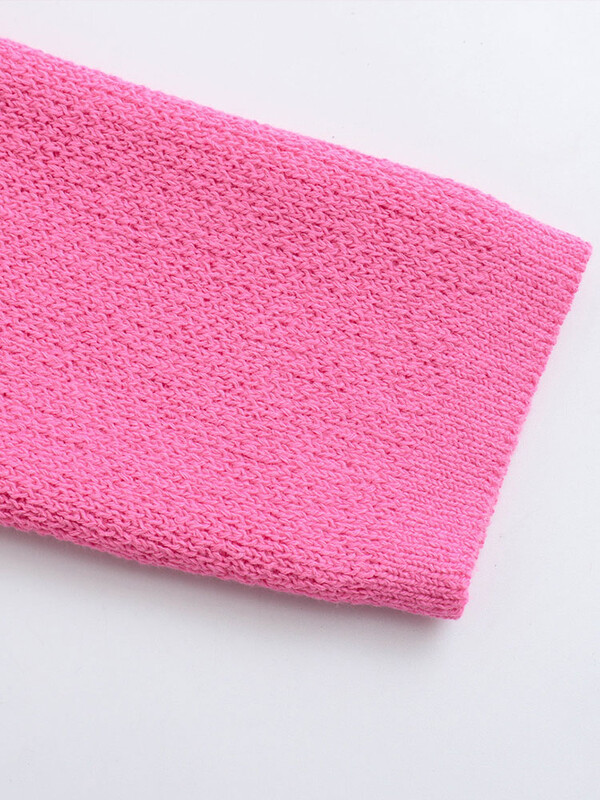 TRAF 2024 Sieviešu trikotāžas džemperis ar zelta pogām priekšpusē, kabatas ar garām piedurknēm sieviešu virsdrēbes, eleganti topi