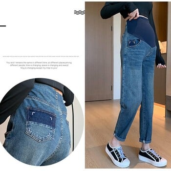 Παντελόνι εγκυμοσύνης Boyfriend Jeans Παντελόνι εγκυμοσύνης για έγκυες Ρούχα Ψηλόμεσο παντελόνι Φαρδύ τζιν τζιν