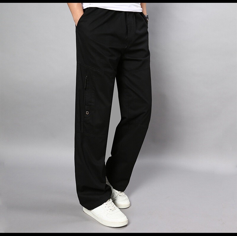 Meeste kaubapüksid venivad sirged püksid kevad-sügis khaki suur suur 5XL 7XL 8XL 9XL 10XL taskus sõjaväesafaripüksid