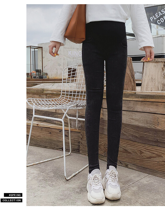 Elastične trudničke traperice Hlače za trudnice Odjeća za trudnice Tajice za dojenje Hlače Odjeća za trudnice