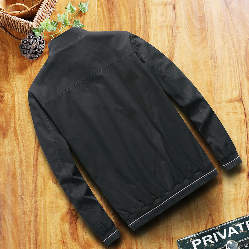 Proljetna i jesenska muška bomber jakna Ležerna muška gornja odjeća Vjetrovka Jakna sa samostojećim ovratnikom Muška radna jakna L-6XL