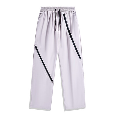 Osnovna muška ulična odjeća Joggers Cargo hlače s patentnim zatvaračem Brzosušeće tanke ležerne hlače Široke trenirke širokih krojeva