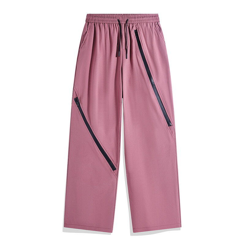 Osnovna muška ulična odjeća Joggers Cargo hlače s patentnim zatvaračem Brzosušeće tanke ležerne hlače Široke trenirke širokih krojeva