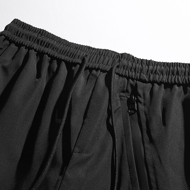 Osnovna muška ulična odjeća Joggers Cargo hlače s patentnim zatvaračem Brzosušeće tanke ležerne hlače Široke trenirke širokih krojeva