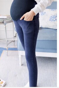 Rasedate naiste elastsed venivad puuvillased teksad Denim pliiatspüksid rasedate püksid elastne vöökoht mugavad suures suuruses riided