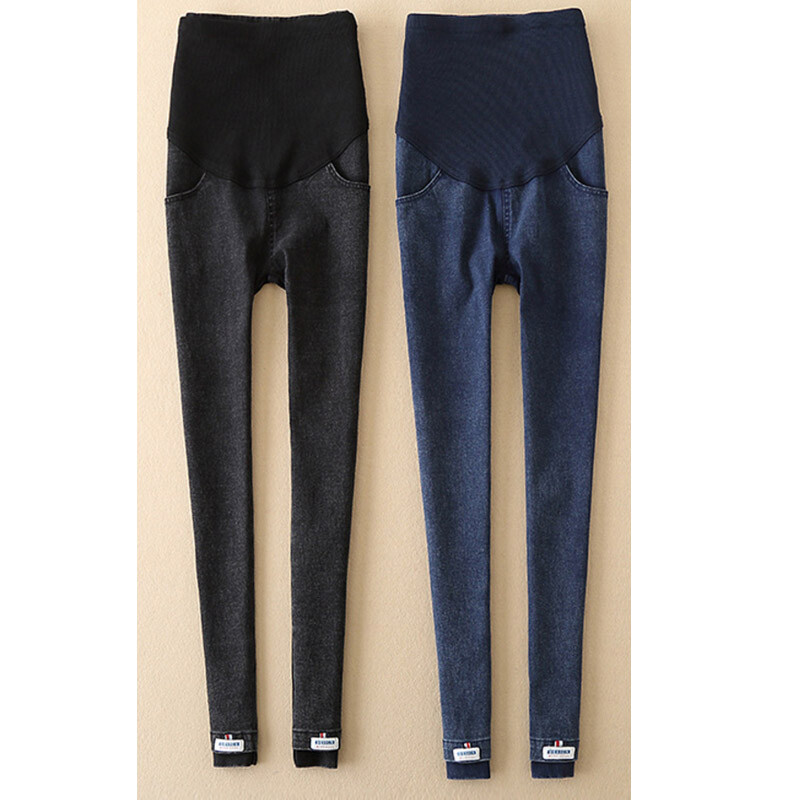 Дънки за бременни жени Панталони Панталони за бременни Дрехи Клинове за кърмене Бременни Панталони Gravidas Pencil Pant Облекло Пролет