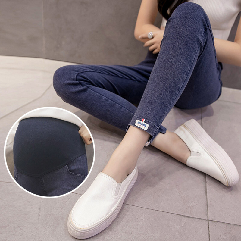 Дънки за бременни жени Панталони Панталони за бременни Дрехи Клинове за кърмене Бременни Панталони Gravidas Pencil Pant Облекло Пролет