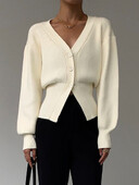 Φθινοπωρινό πουλόβερ Ζακέτα Γυναικείο παλτό 2022 Νέα Κορεάτικη μόδα Casual Κομψά μακρυμάνικα πλεκτά μπλουζάκια Πλεκτά Πανωφόρια Pull Femme