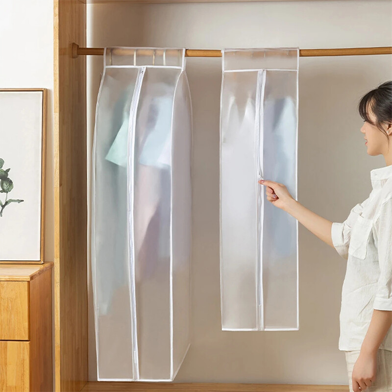 3D putekļu necaurlaidīgs vāks, rāvējslēdzējs, drēbju skapis, piekarināms logs, putekļu pārsegs, apģērba pārvalks, audums, mājsaimniecības apģērba pārvalks.