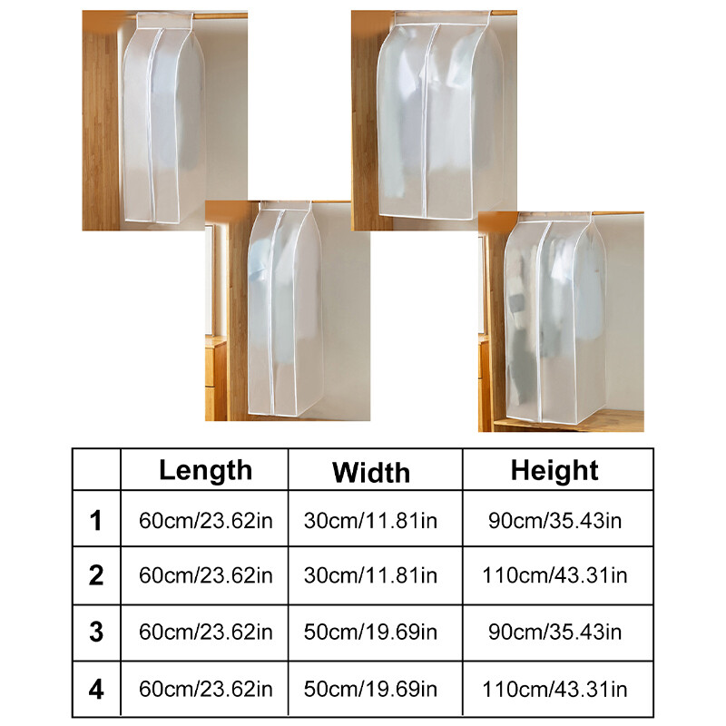 3D putekļu necaurlaidīgs vāks, rāvējslēdzējs, drēbju skapis, piekarināms logs, putekļu pārsegs, apģērba pārvalks, audums, mājsaimniecības apģērba pārvalks.